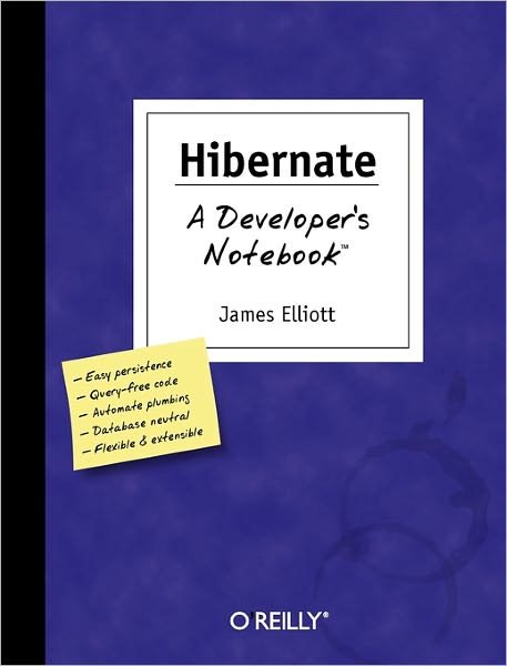 Cover for Jim Elliott · Hibernate - A Developer's Notebook (Paperback Bog) (2004)