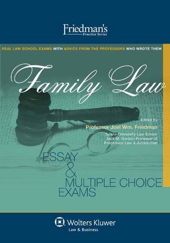 Cover for Carriere · Friedmans Family Law (Friedman's Practice Series) (Paperback Book) (2011)