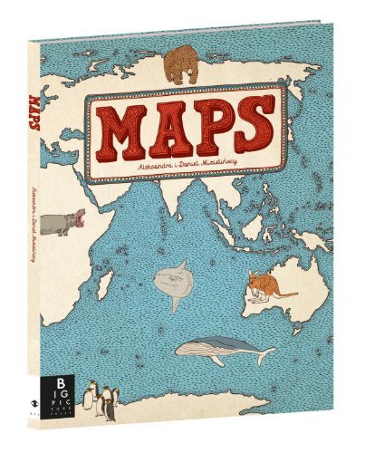 Cover for Daniel Mizielinski · Maps (Hardcover bog) [Tra edition] (2013)