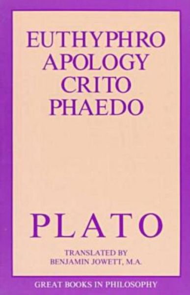 Cover for Plato · The Euthyphro, Apology, Crito, and Phaedo - Great Books in Philosophy (Paperback Bog) (1988)