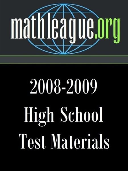 Cover for Tim Sanders · High School Test Materials 2008-2009 (Paperback Book) (2011)
