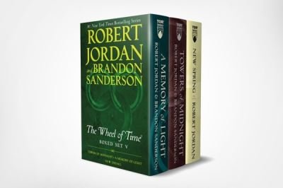 Cover for Robert Jordan · Wheel of Time Premium Boxed Set V : Book Thirteen : Towers of Midnight, Book Fourteen : A Memory of Light, Prequel New Spring (Paperback Bog) (2020)