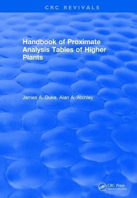 Cover for James A. Duke · Handbook of Proximate Analysis Tables of Higher Plants (Hardcover Book) (2017)