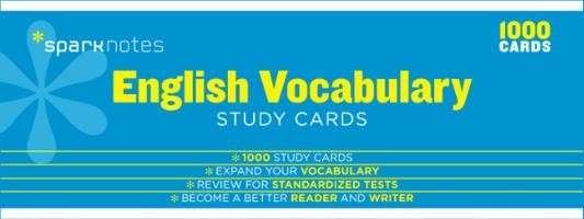 Cover for SparkNotes · English Vocabulary SparkNotes Study Cards (Lernkarteikarten) (2014)