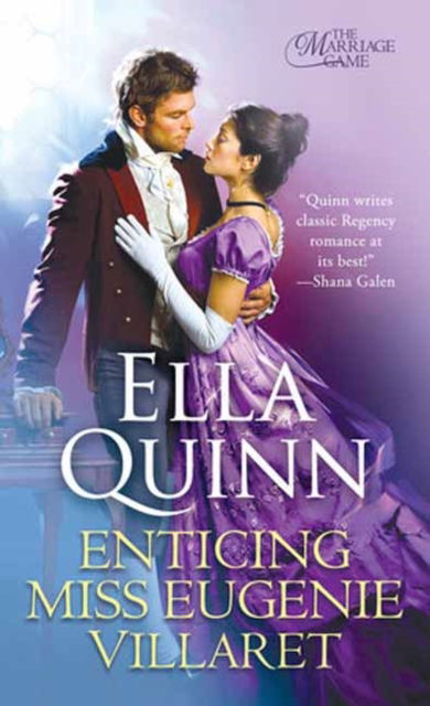 Cover for Ella Quinn · Enticing Miss Eugenie Villaret - The Marriage Game (Paperback Book) (2023)