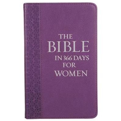 Cover for Christian Art Gifts · Lux-leather Purple - the Bible in 3665 Days for Women (Hardcover Book) (2015)