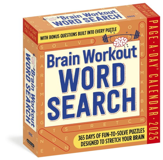 Brain Workout Word Search Page-A-Day® Calendar 2025: Fun-to-Solve Puzzles Designed to Stretch Your Brain - Workman Calendars - Merchandise - Workman Publishing - 9781523524969 - September 19, 2024