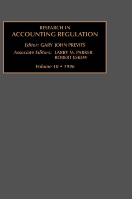 Cover for Previts · Research in Accounting Regulation - Research in Accounting Regulation S. (Hardcover Book) (1996)