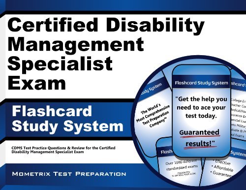 Cover for Cdms Exam Secrets Test Prep Team · Certified Disability Management Specialist Exam Flashcard Study System: Cdms Test Practice Questions &amp; Review for the Certified Disability Management Specialist Exam (Cards) (Paperback Bog) [1 Flc Crds edition] (2023)