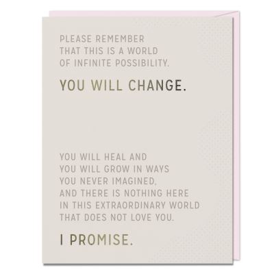 Cover for Elizabeth Gilbert · 6-Pack Elizabeth Gilbert You Will Change Card (Flashcards) (2020)