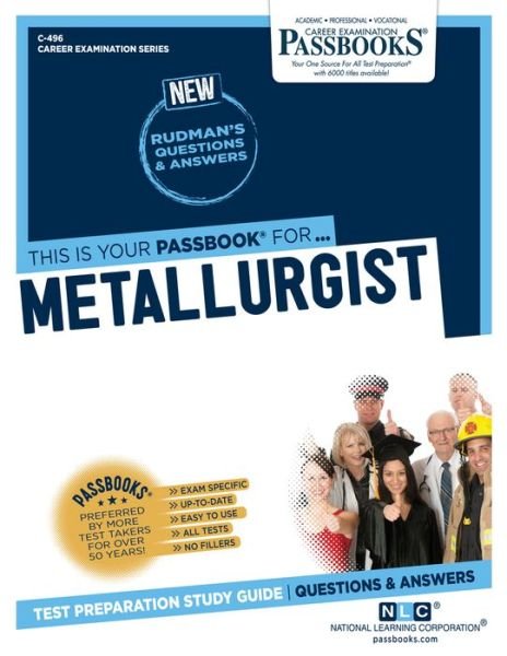 Cover for National Learning Corporation · Metallurgist (Paperback Book) (2020)