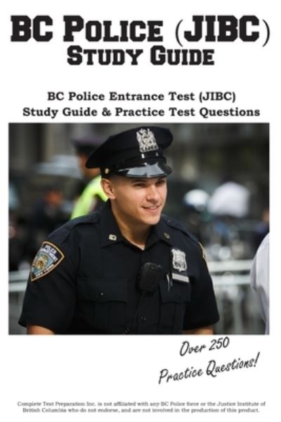 Cover for Complete Test Preparation Inc · BC Police (JIBC) Study Guide: BC Police Entrance Test (JIBC) Study Guide &amp; Practice Test Questions (Paperback Book) (2020)