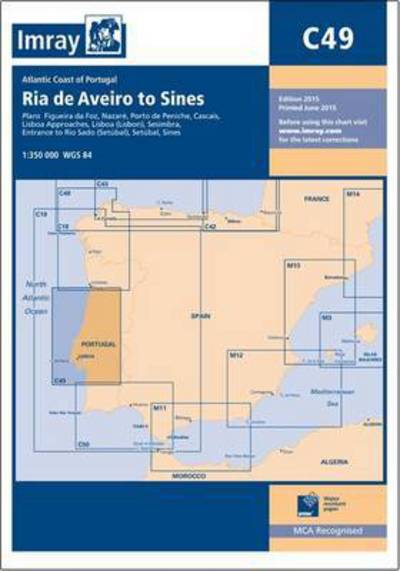 Cover for Imray · Imray Chart C49: Ria de Aveiro to Sines - C Series (Paperback Book) (2015)