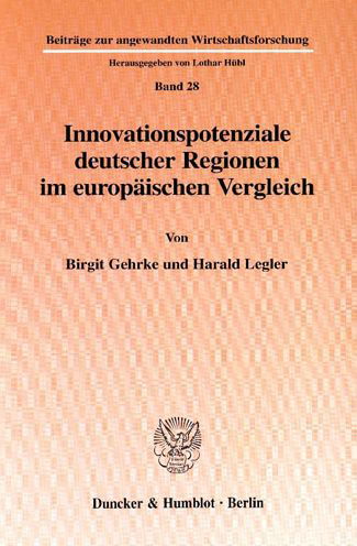 Cover for Gehrke · Innovationspotenziale deutscher (Bok) (2001)