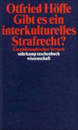 Suhrk.tb.wi.1396 HÃ¶ffe.strafrecht - Otfried Höffe - Böcker -  - 9783518289969 - 