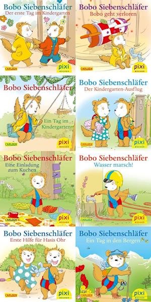 Cover for Pixi-8er-Set 282: Neues von Bobo Siebenschläfer (8x1 Exemplar) (Book) (2022)