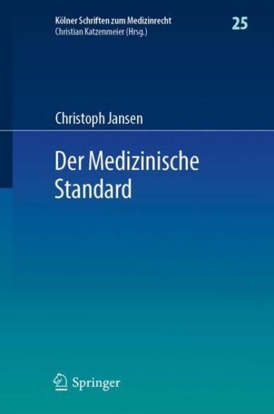 Cover for Jansen · Der Medizinische Standard (Book) (2019)