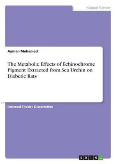 Cover for Mohamed · The Metabolic Effects of Echino (Book) (2018)