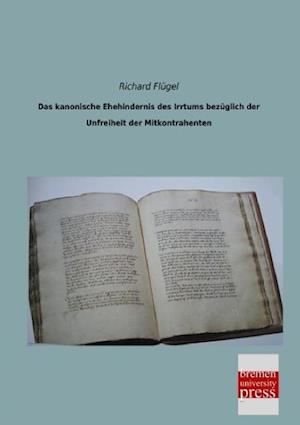 Cover for Flügel · Das kanonische Ehehindernis des (Bok)