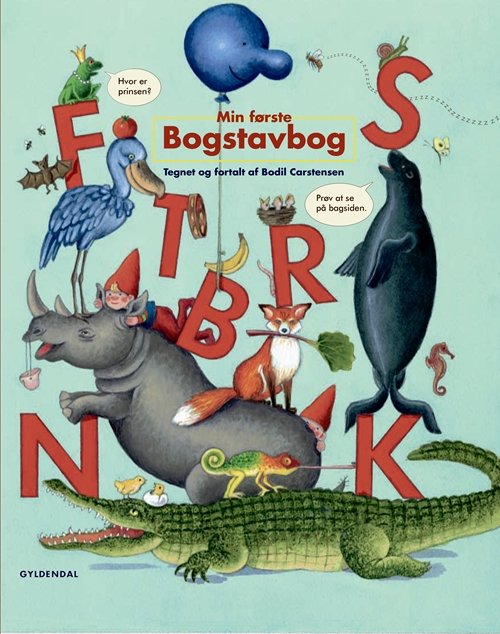 Cover for Bodil Carstensen · Min første bogstavbog (Inbunden Bok) [1:a utgåva] (2008)