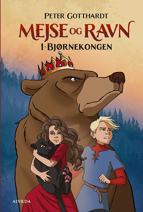 Cover for Peter Gotthardt · Mejse og Ravn: Mejse og Ravn 1: Bjørnekongen (Innbunden bok) [1. utgave] (2020)