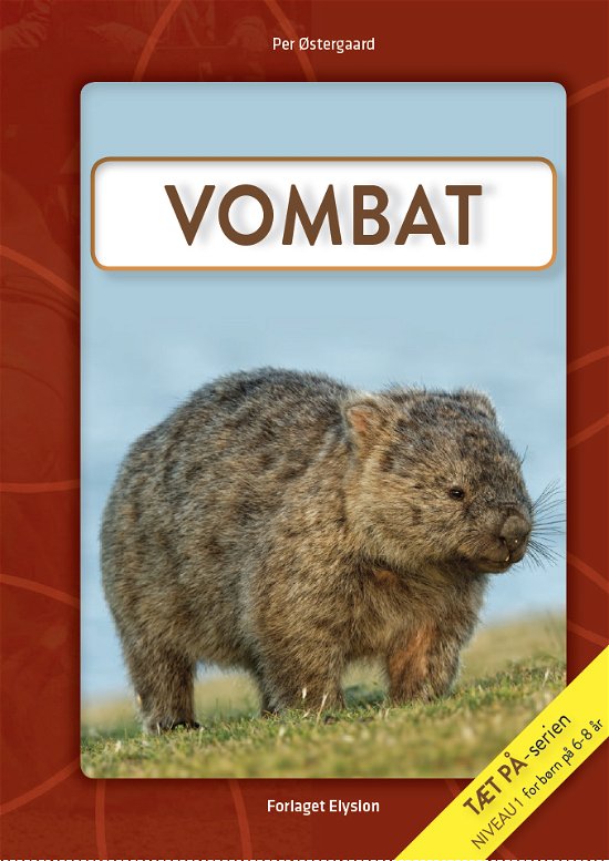 Cover for Per Østergaard · Tæt på-serien: Vombat (Hardcover Book) [1st edition] (2019)