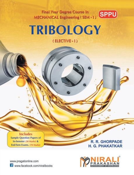 Cover for R R Ghorpade · Tribology (Paperback Book) (2015)