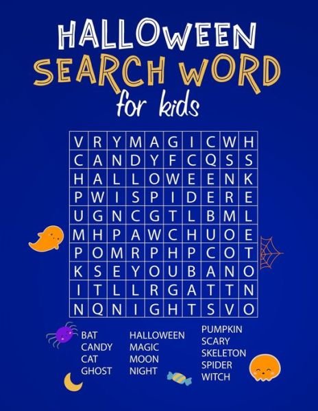 Cover for Aayat Publication · Halloween Search Word For Kids (Pocketbok) (2020)