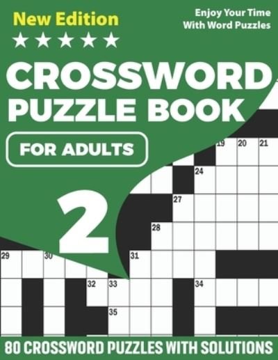 Cover for K R Everette Shultz Publication · Crossword Puzzle Book For Adults (Paperback Bog) (2021)