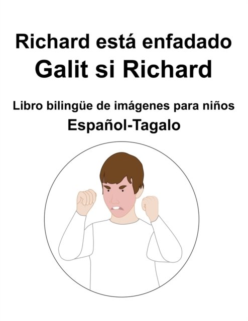 Cover for Richard Carlson · Espanol-Tagalo Richard esta enfadado / Galit si Richard Libro bilingue de imagenes para ninos (Paperback Bog) (2022)