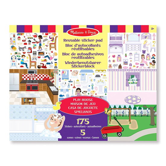 Cover for Melissa And Doug · Reusable Sticker Pad - Play House! (Legetøj)