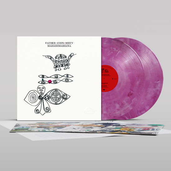 Father John Misty · Mahashmashana (LP) [Limited Dark Red & Silver Marbled Vinyl edition] (2024)