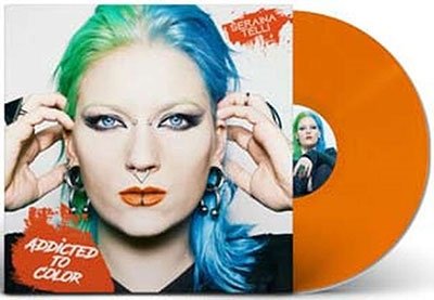 Cover for Seraina Telli · Addicted to Color (Ltd. Orange Vinyl) (LP) (2023)
