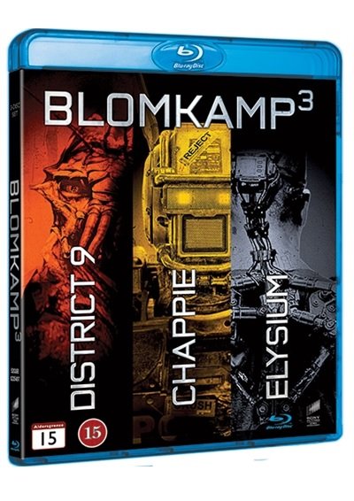 Cover for Neil Blomkamp · District 9 / Chappie / Elysium (Blu-ray) (2015)