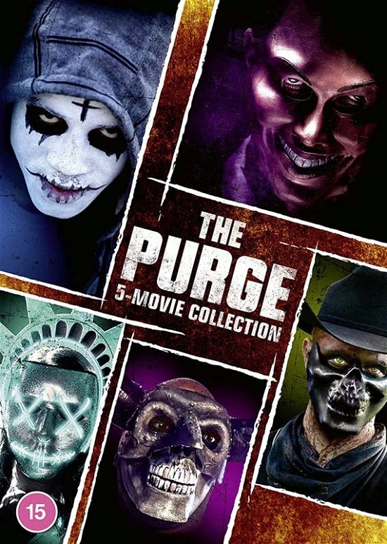 Cover for The Purge - 5 Movie Collection · The Purge 1 to 5 Collection (DVD) (2021)
