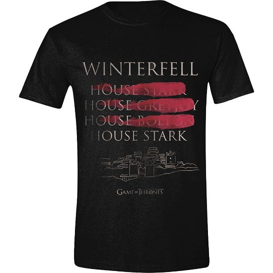 Winterfell Full Circle Black (T-Shirt Unisex Tg. 2XL) - Game Of Thrones - Produtos -  - 5055139309970 - 