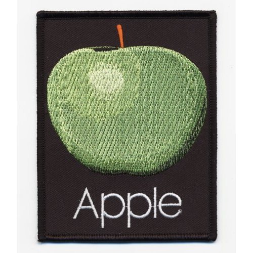 The Beatles Standard Woven Patch: Apple Records Logo - The Beatles - Fanituote - Apple Corps - Accessories - 5055295304970 - 