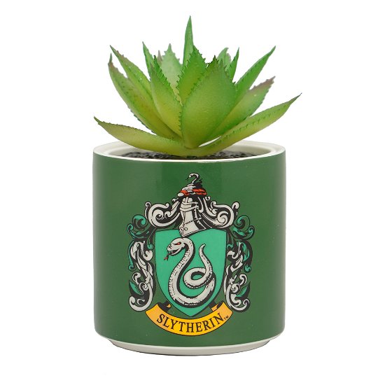 HARRY POTTER - Slytherin - Faux Plant Pot 6.5cm - Harry Potter: Half Moon Bay - Merchandise -  - 5055453494970 - 
