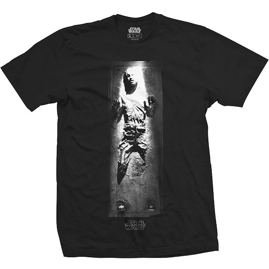 Cover for Star Wars · Star Wars Unisex T-Shirt: Han in Carbonite (CLOTHES) [size S] [Black - Unisex edition]