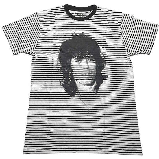 The Rolling Stones Unisex T-Shirt: Keith (Striped) - The Rolling Stones - Koopwaar -  - 5056561064970 - 