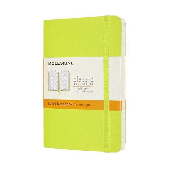 Moleskine Pocket Ruled Softcover Notebook: Lemon Green - Moleskin - Bøger - MOLESKINE - 8056420850970 - 20. februar 2020