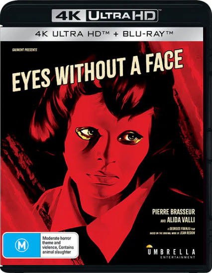 Cover for 4k Ultra Hd · Eyes Without a Face Aka Les Yeux Sans Visage (1960) 4k &amp; Blu-ray (4K Ultra HD) (2024)