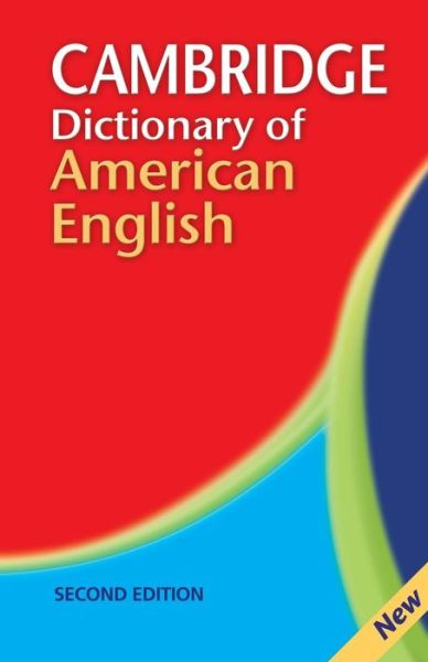 Cover for Cambridge University Press · Camb Dict of American English 2ed - Cambridge Dictionary of American English Second Edition (Paperback Book) [2 Revised edition] (2007)