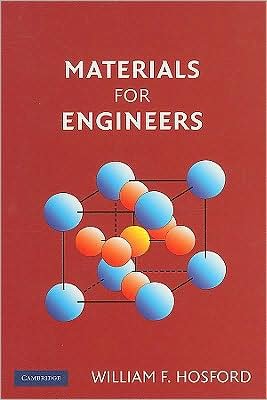 Cover for Hosford, William F. (University of Michigan, Ann Arbor) · Materials for Engineers (Hardcover bog) (2008)