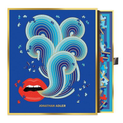 Cover for Jonathan Adler Galison · Jonathan Adler 750 Piece Lips Shaped Puzzle (SPIEL) (2020)