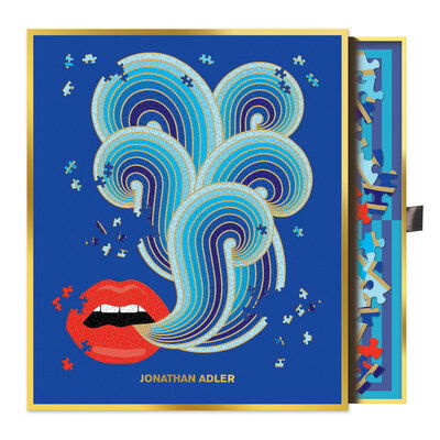 Jonathan Adler 750 Piece Lips Shaped Puzzle - Jonathan Adler Galison - Board game - Galison - 9780735362970 - January 21, 2020