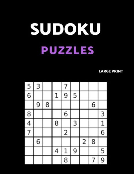 Cover for Akebia Puzzles · Sudoku Puzzles Large Print 80 Easy Sudoku Puzzle Book. One puzzle per page with room to work. (Taschenbuch) (2019)