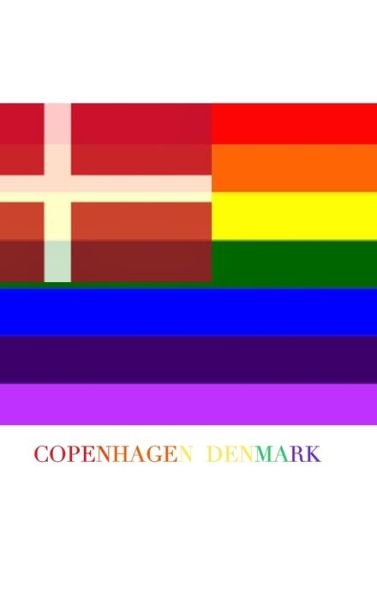 Sir Michael Huhn · COPENHAGEN DENMARK Gay pride flag blank journal (Innbunden bok) (2020)