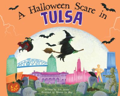 Cover for Eric James · A Halloween Scare in Tulsa (Hardcover Book) (2021)