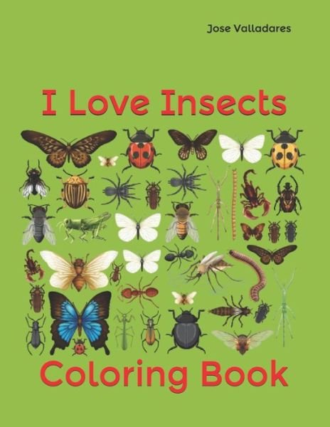 Cover for Jose Valladares · I Love Insects (Paperback Book) (2021)